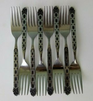 Oneida Northland - San Francisco - Stainless Dinner Forks - Set Of 8 - Japan