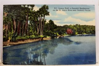 Florida Fl Sanford Lemon Bluff St John 