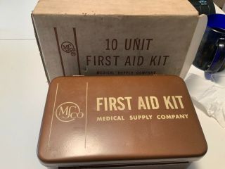 Msco Military First Aid Kit - Medical Supply Company - Emergency Kit W/box Nos