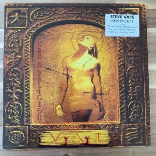 Steve Vai - Sex & Religion - 1993 Vinyl Lp - Very Good (vg,  /vg, ) - 4739471
