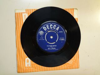 Neil Landon: I’m Your Puppet - I Still Love You - U.  K.  7 " 1966 Decca Record F.  12451