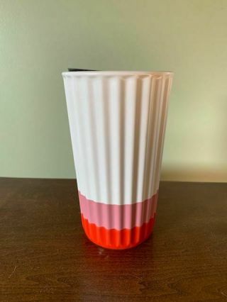 Starbucks Ceramic Travel Tumbler Coffee Mug With Splashguard Lid -