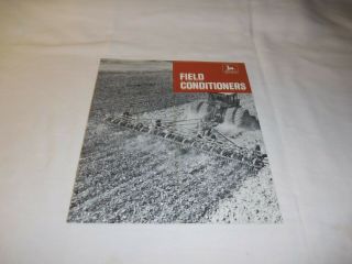 1968 John Deere Field Conditioners Sales Brochure