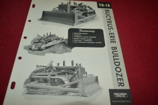 International Harvester Td - 18 Bucyrus Erie Bulldozer Brochure Dcpa13