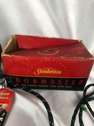 Sunbeam Vintage Ironmaster Iron A11a 2 Lbs.  With Box And Papers