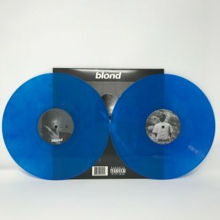 Frank Ocean Blond 2xlp Blue Colored Vinyl Record Import Channel Orange Blonde