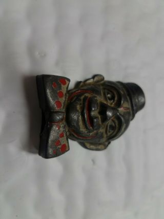 Vintage Occupied Japan Die Cast Clown Pencil Sharpener