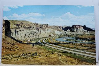 Wyoming Wy Green River Palisades Postcard Old Vintage Card View Standard Post Pc