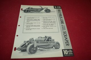 Bucyrus Erie S - 113 Scraper Brochure Dcpa13