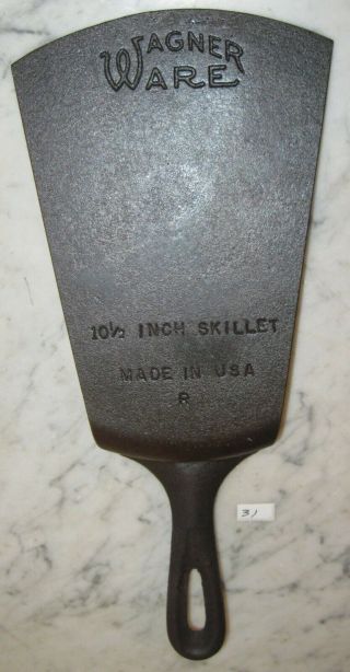 Vintage Cast Iron Spatula From A Cracked / Wagner 8 Skillet
