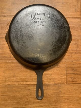 Vintage Wagner Ware Sydney - O - Cast Iron Skillet Fry Pan 10 1/2” No.  8 1058 P