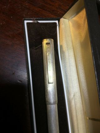 Dunhill Sterling Silver 925 Fountain Pen 14k Nib