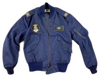 1960s Usaf Experimental Test Sample Type L - 2 Flight Jacket W/ Patches