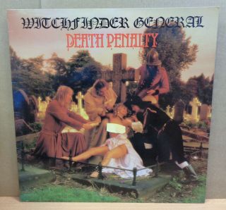 Witchfinder General Death Penalty Stereo Red Vinyl Heavy Metal Lp Hmrlp 8