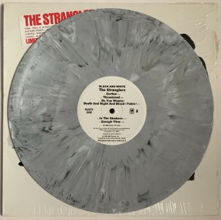 The Stranglers Black And White Lp A&m 1978 Black And White Splatter Vinyl Promo