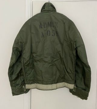 Vintage Usn A - 1 Deck Jacket Us Navy Extreme Cold Weather