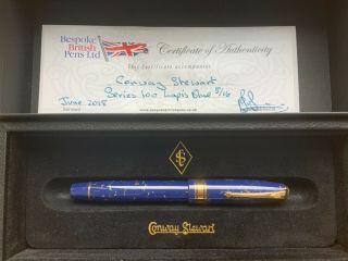 Conway Stewart 100 Lapis Blue Fountain Pen And Boxed