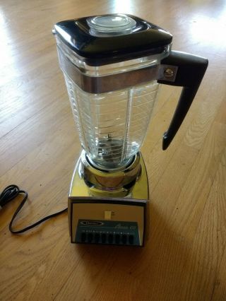 Vintage Osterizer Classic Viii Solid State Blender Chrome 8 Speed 541f