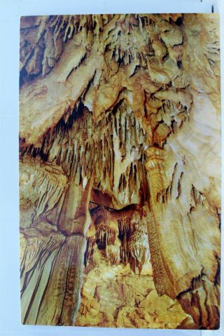 Kentucky Ky Mammoth Cave National Park Drapery Room Postcard Old Vintage Card Pc