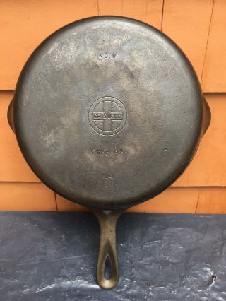 No.  8 Griswold Erie Pa.  Cast Iron Skillet 704i