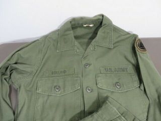 US Army Mens Sateen Button Shirt and Pants set Shirt size 15 1/2 33 pants 34\29 2