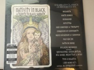 Black Sabbath Nativity In Black Tribute Album Rsd Record Store Day 2020 Vinyl