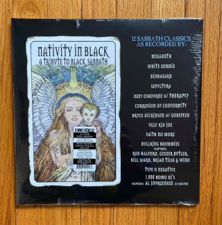 Rsd Tribute To Black Sabbath Nativity In Black Swirl Lp Trusted Seller