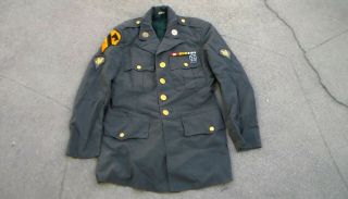 Old Vietnam War Era 1969 Us Army 1st Cavalry Division Dress Uniform Jacket