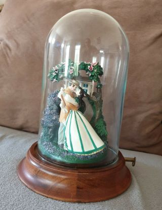 Vintage Gone With The Wind Music Box Ornament Wind Up