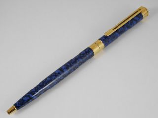 Montblanc Noblesse Marble Blue Lacquer Ballpoint Pen