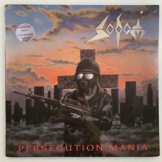 Sodom : Persecution Mania Lp Nos 1987 Steam Hammer Heavy Metal Thrash