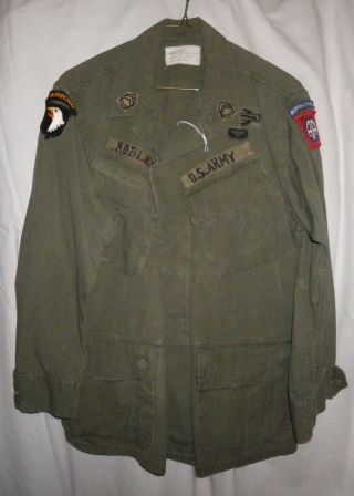 Us Army Vietnam War 82nd Airborne/101st Airborne Division Jungle Jacket