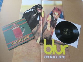 Blur Parklife Food 1994 Uk 1st Pressing 12 " & Parklife Poster 12food53