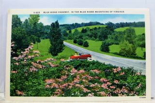 Virginia Va Blue Ridge Mountains Parkway Postcard Old Vintage Card View Standard
