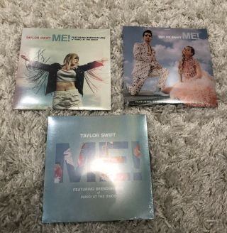 Taylor Swift Me Single Bundle X3 7” Vinyl