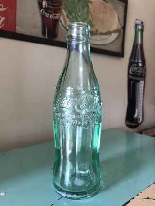 Vintage Coca - Cola Coke 6 Oz Glass Soda Bottle Cincinnati Ohio
