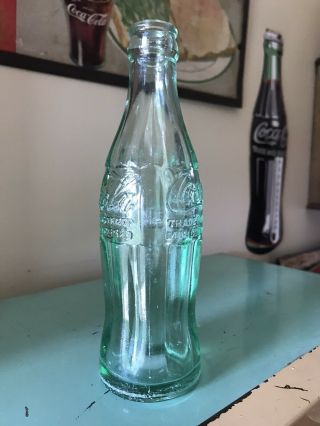 Vintage Coca - Cola Coke 6 oz Glass Soda Bottle Cincinnati Ohio 2