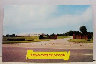 Texas Tx Big Radio Church Of God Postcard Old Vintage Card View Standard Post Pc