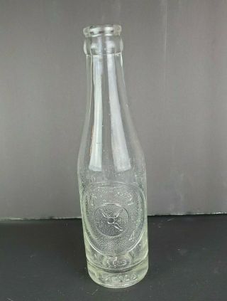 Vintage Dr.  Pepper 10 2 4 Clear Glass Coke Soda Ball Jar 6.  5 Oz Bottle Muncie In