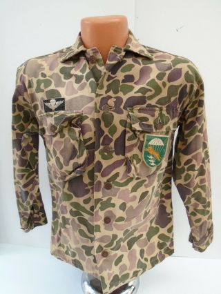 Early Vietnam War Special Forces Duck Hunter Camo With Sf Patch