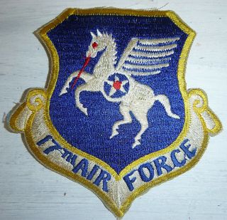 Patch - 17th Air Force - Us Air Force - Pegasus 1960 