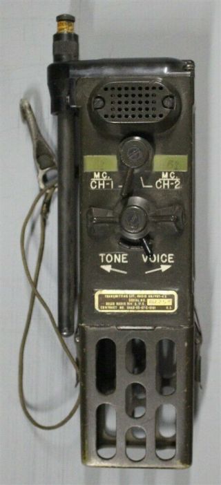 308 - Vietnam Era (1967) An/prt - 4a Radio Transmitting Set