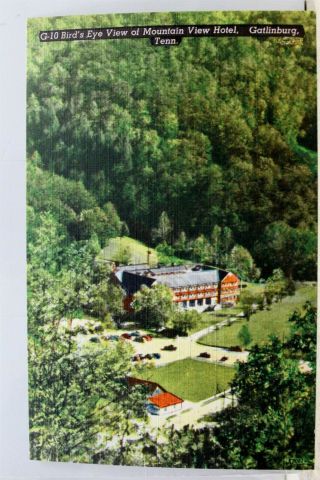 Tennessee Tn Gatlinburg Mountain View Hotel Postcard Old Vintage Card View Post