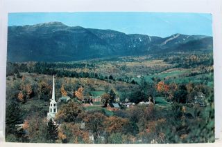 Vermont Vt Mt Mansfield Stowe Postcard Old Vintage Card View Standard Souvenir