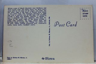 Maryland MD Marsh Mountain McHenry Deep Creek Lake Postcard Old Vintage Card PC 2