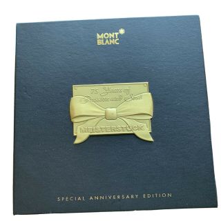 Mont Blanc Meisterstuck Special Anniversary Edition Box And Cd Only,  No Pen