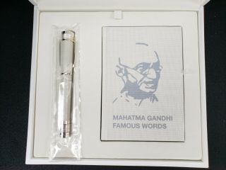 Montblanc Mahatma Gandhi Rollerball Pen Great Characters 2009 Limited