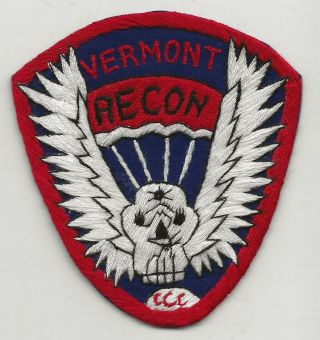 Vietnamese Made Ussf Macv Sog Ccc Recon Team Vermont Pocket Patch