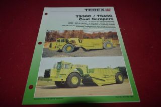 Terex Ts38c Ts46c Coal Scraper Pan Dealers Brochure Amil15