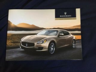 2015 Maserati Quattroporte 92 Page Color Brochure Prospekt